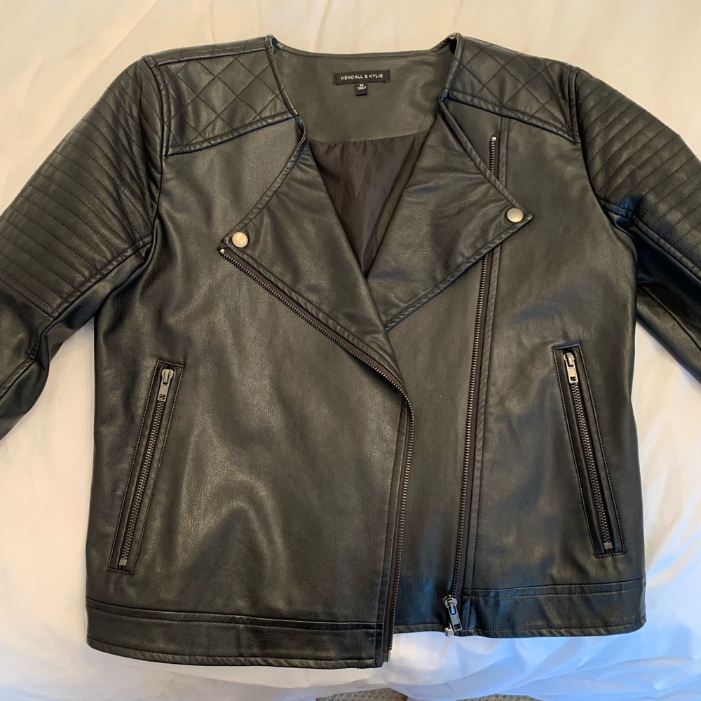 Kendall & Kylie faux leather jacket